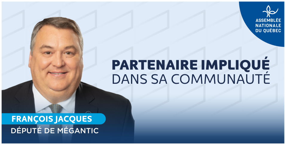 Carte d'affaires du député de Mégantic François Jacques
