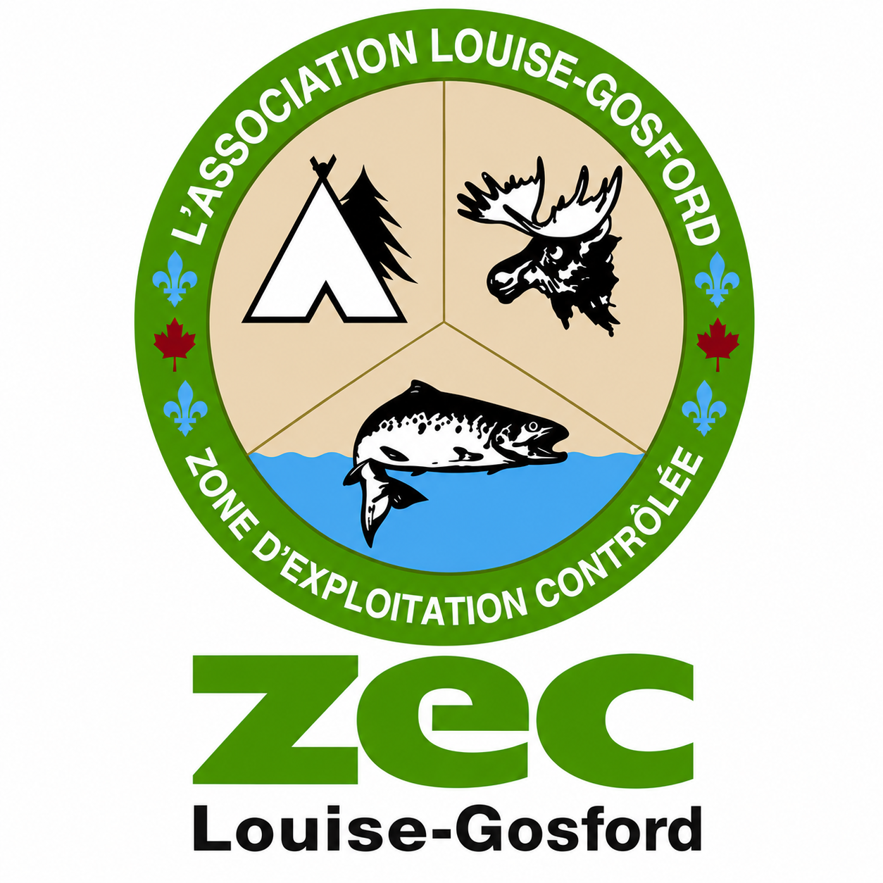 Logo de la ZEC louise-gosford